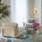 Canapé Pompidou sans accoudoirs par Jonathan Adler