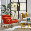 Channeled Goldfinger Lounge Chair by Jonathan Adler