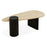 Oeuf Travertine Cocktail Table by Jonathan Adler