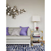 Jacques Two Tier Side Table by Jonathan Adler, featuring a sleek nickel finish and modern two-level design for stylish living spaces.