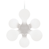 KDLN Atomium Suspension lighting fixture with modern geometric design, hanging from ceiling in a contemporary interior.