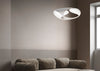 KDLN Clover lighting fixture featuring a sleek, modern design with a circular shape and metallic finish.