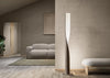 White Evita lighting fixture by KDLN featuring sleek modern design and smooth finish.