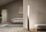 White Evita lighting fixture by KDLN featuring sleek modern design and smooth finish.
