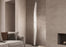 White satin-based lighting fixture from Shakti by KDLN, showcasing a sleek and modern design.