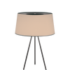 White KDLN tripod table lamp for lighting, featuring a sleek, modern design with a sturdy tripod base.