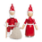Kay Bojesen Christmas Santa Claus accessory in red and white, 7.7 inches tall, featuring festive holiday design.