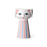 Eva Candle Holder by Bjørn Wiinblad, decorative ceramic accessory featuring colorful, artistic design with intricate patterns.