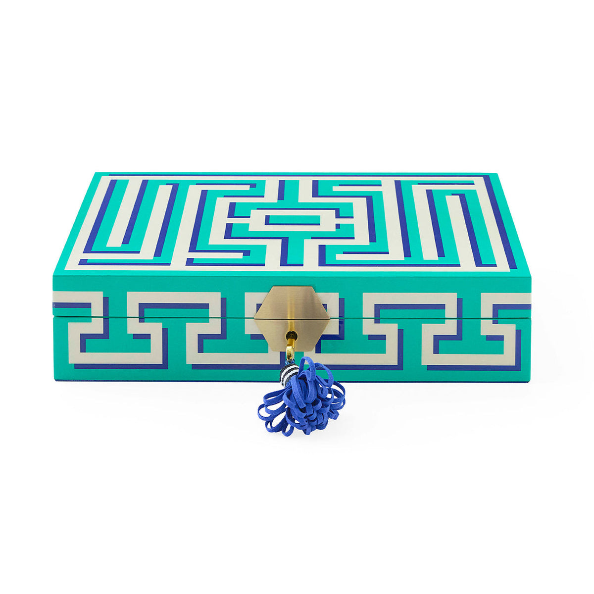 Labyrinth Lacquer Jewelry Box by Jonathan Adler