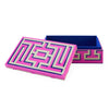Labyrinth Medium Lacquer Box by Jonathan Adler