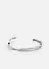 Chêne Raw Cuff - Silver Plated by Skultuna