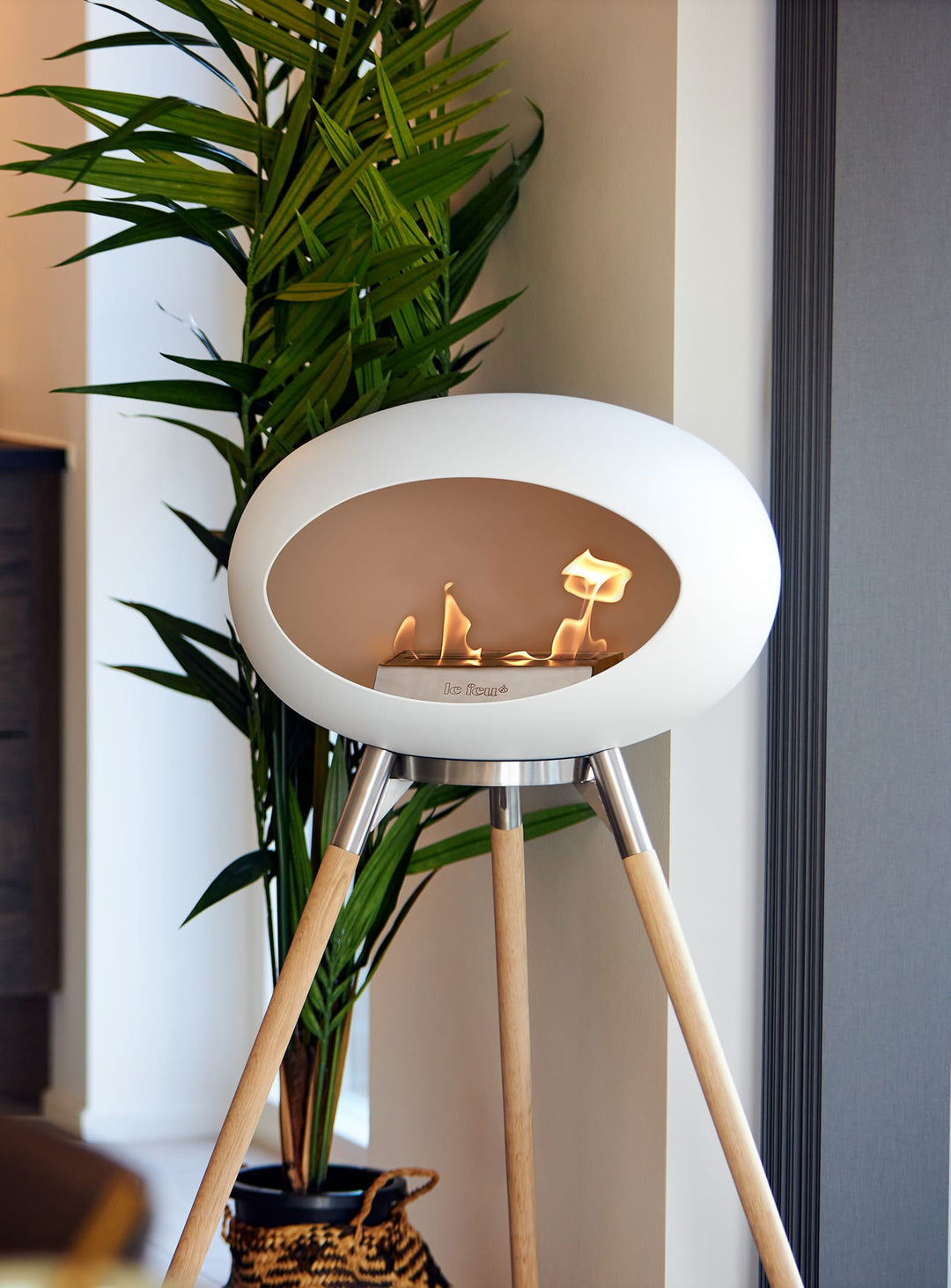 Le Feu Ground Low Dome - White by Le Feu