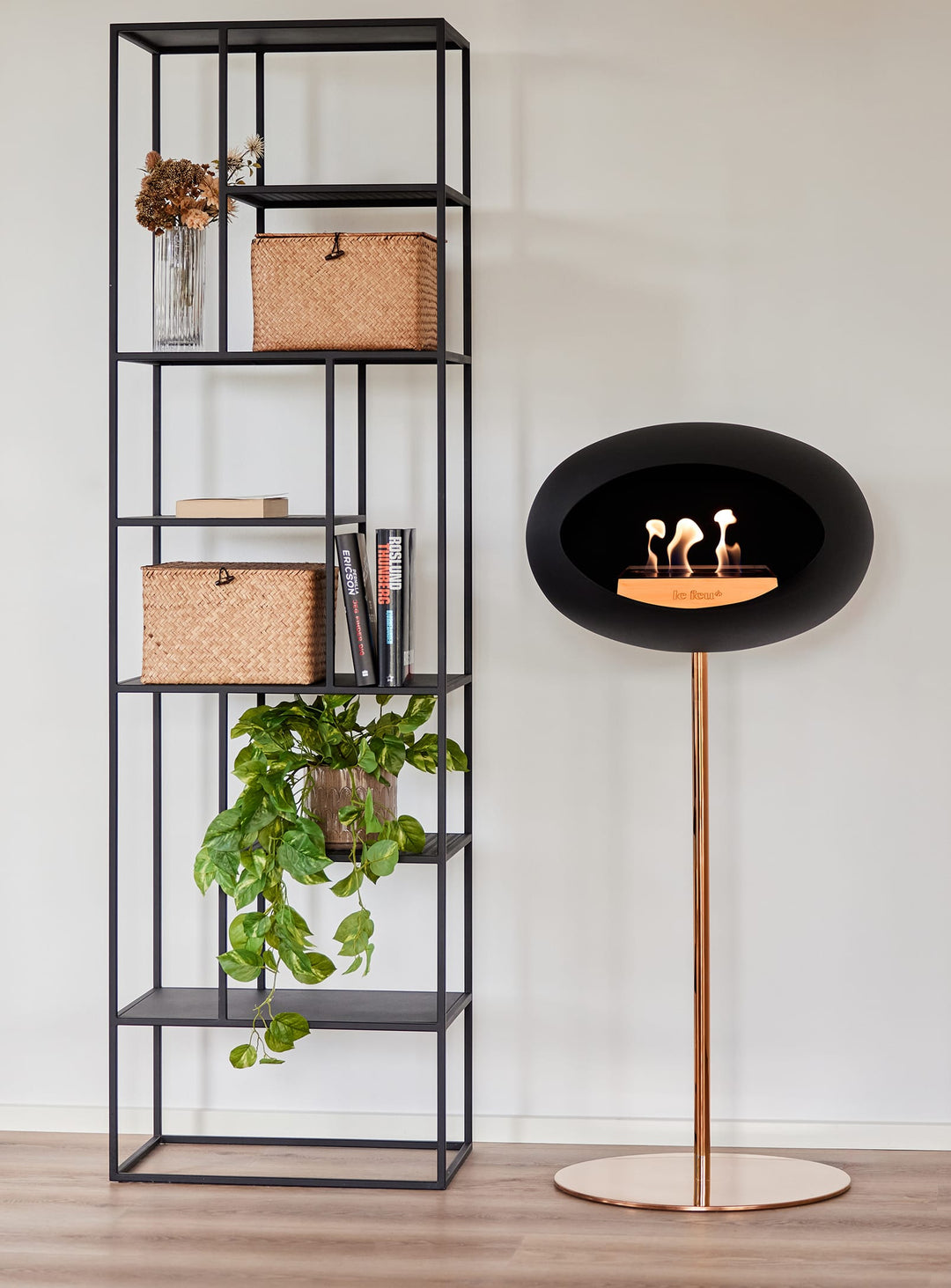 Le Feu Steel High Dome - Black by Le Feu