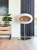 Le Feu Steel Low Dome - White by Le Feu