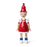 Christmas Lise, red/blue/white, H: 6.9" by Kay Bojesen