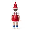 Christmas Lise, red/blue/white, H: 6.9" by Kay Bojesen