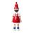 Christmas Lise, red/blue/white, H: 6.9" by Kay Bojesen
