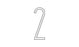 VM-001 Steel Outdoor House Numbers (Made in Canada) by LIXHT