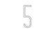 VM-001 Steel Outdoor House Numbers (Made in Canada) by LIXHT