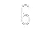 VM-001 Steel Outdoor House Numbers (Made in Canada) by LIXHT