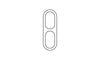 VM-001 Steel Outdoor House Numbers (Made in Canada) by LIXHT