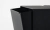 LIXHT VM-002 mailbox and VM-003 mailbox post in orange, made in Canada, shown as standalone accessories in the image.