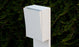 LIXHT VM-002 mailbox and VM-003 mailbox post in orange, made in Canada, shown as accessories for residential mail delivery.