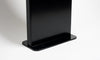 LIXHT VM-002 mailbox and VM-003 mailbox post in orange, made in Canada, showing the accessories for residential mail delivery.