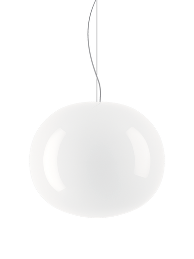 Volum Suspension Lamp by LODES featuring a modern, minimalist design with sleek metal and glass elements for stylish lighting.