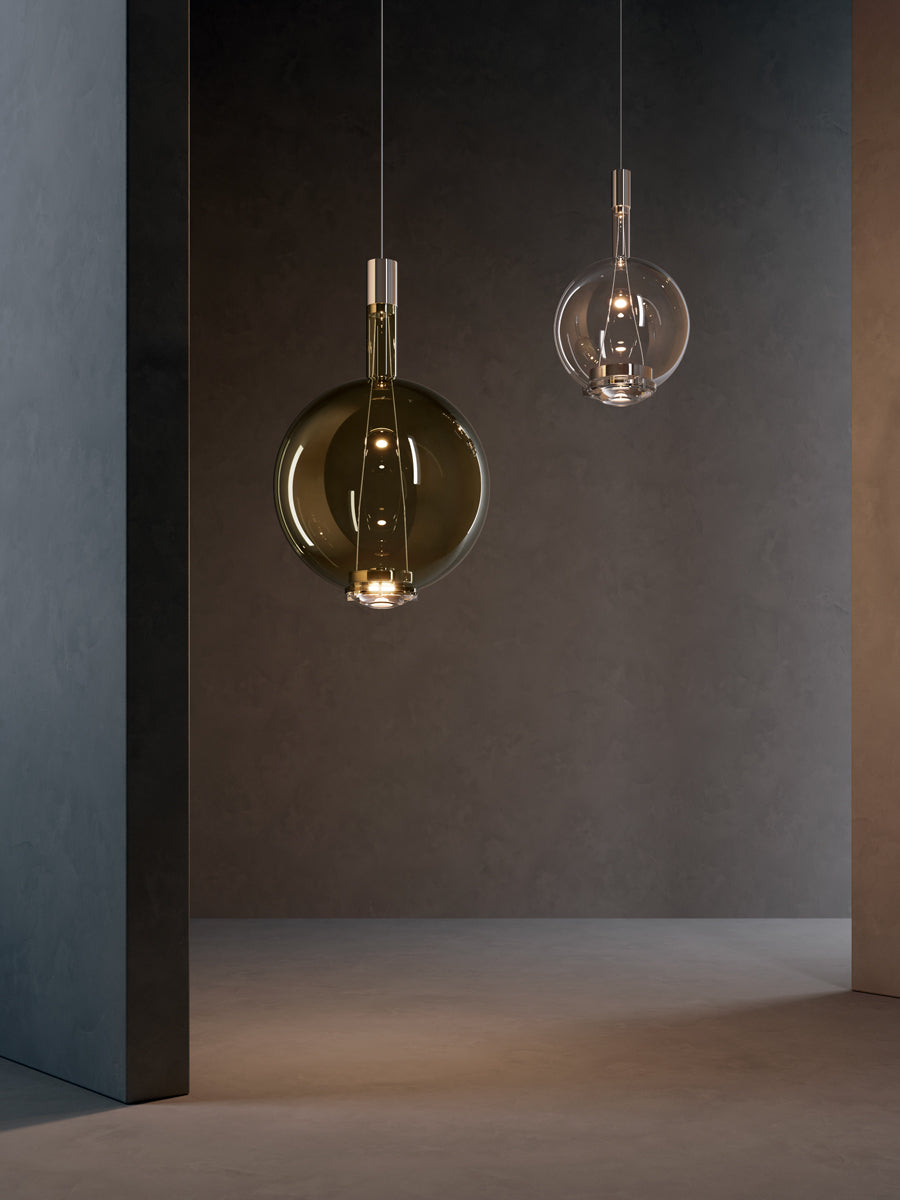 Sky-Fall Round Suspension Lamp by LODES