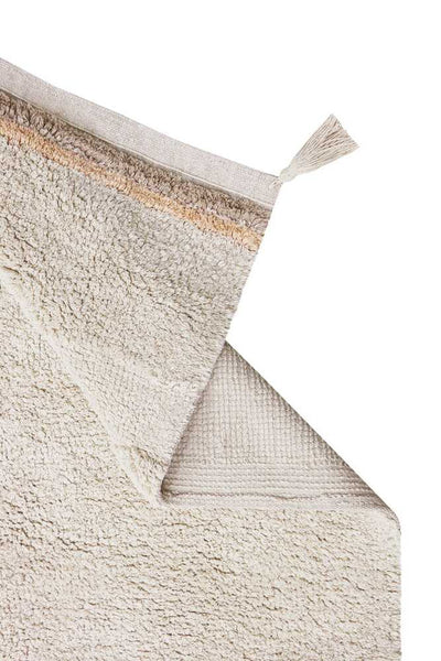 Tapis lavable Bloom - Naturel par Lorena Canals