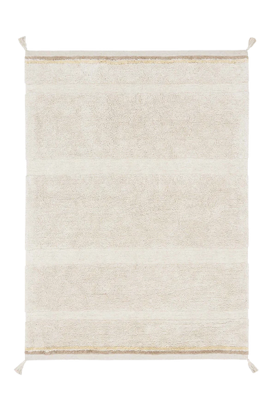 Tapis lavable Bloom - Naturel par Lorena Canals