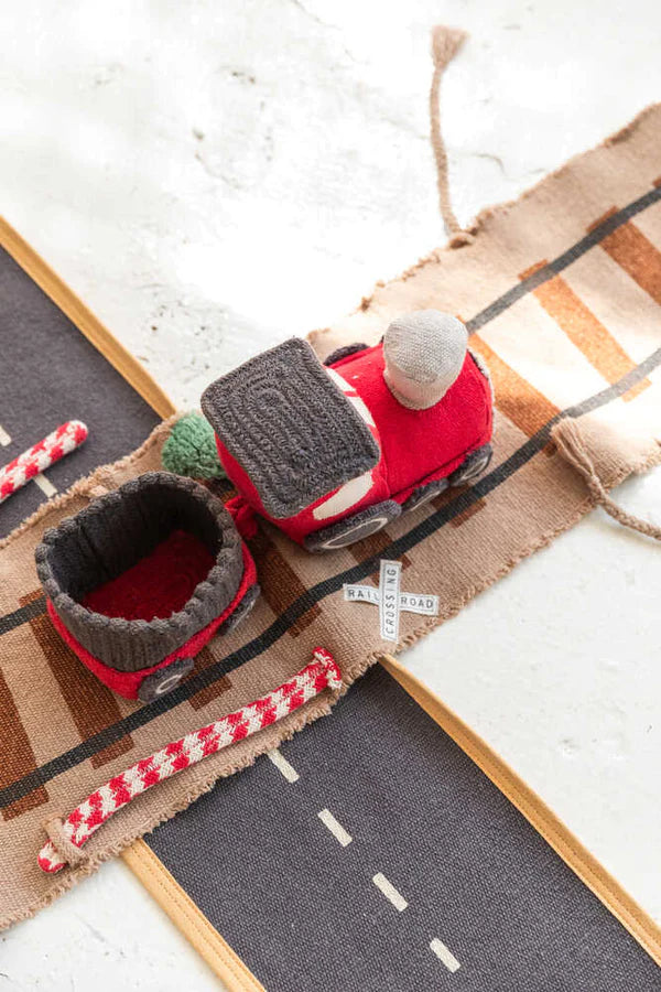 Ride & Roll - Tapis de jeu train par Lorena Canals