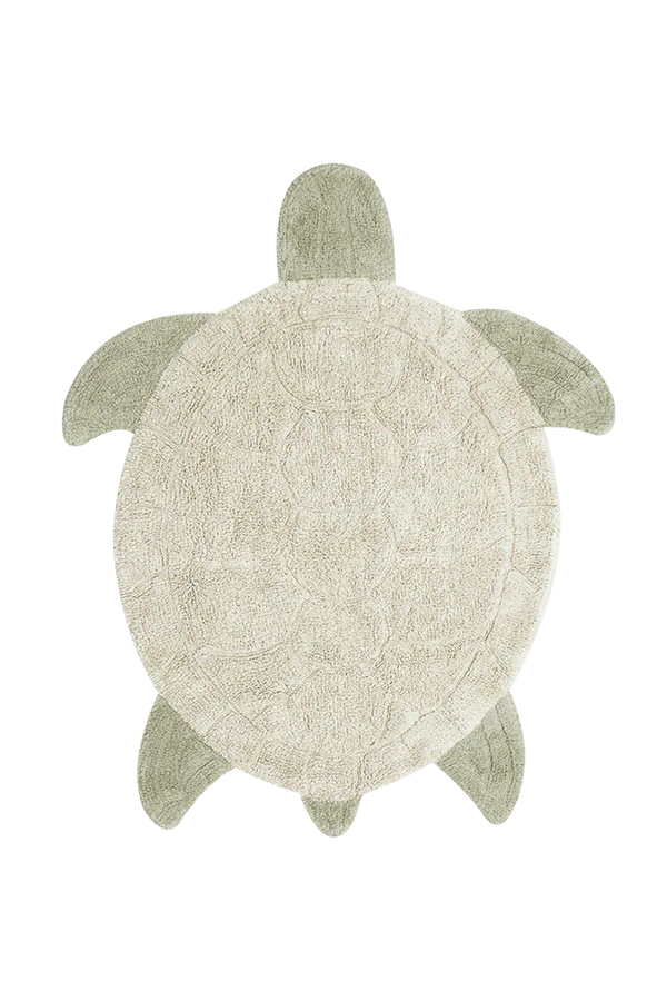 Sea Turtle Washable Rug by Lorena Canals
