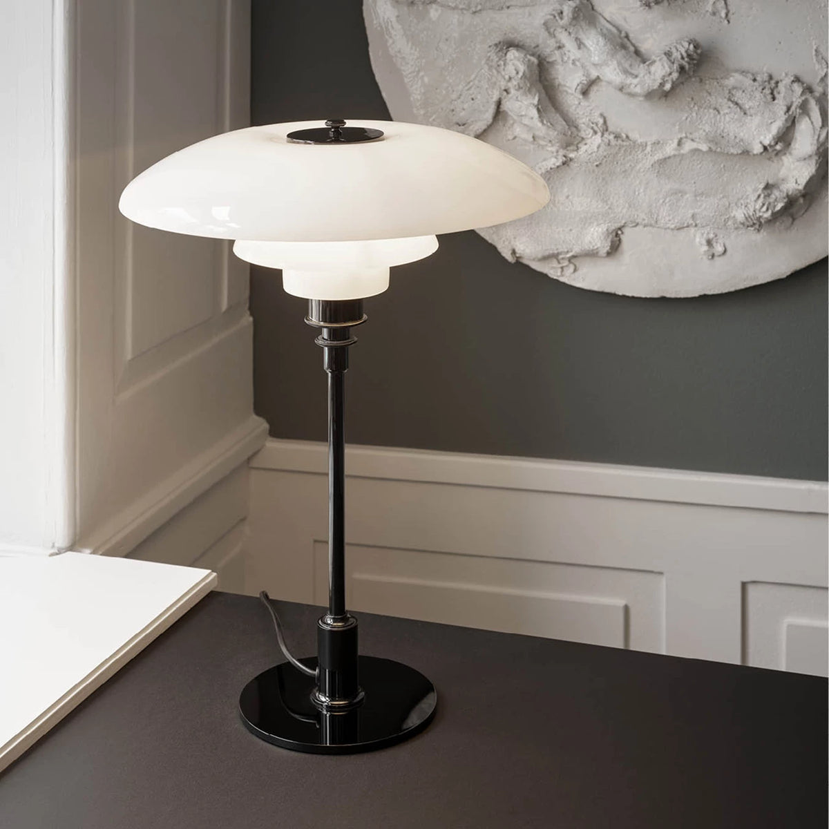 PH 3½-2½ Glass Table by Louis Poulsen