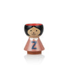 Coquetiers Bordfolk A-Z Girl par Lucie Kaas