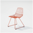 Lucy Chair by Bend Goods, stylish metal dining chair with a modern, minimalist design and curved seat for comfortable seating.