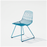 Lucy Chair by Bend Goods, stylish modern seating with a curved metal frame and woven seat, suitable for contemporary interior decor.