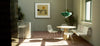 Lucy Chair by Bend Goods, stylish modern seating with a woven metal frame, shown in a contemporary dining setting.