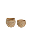 Luxe Baskets (set of 2) by Hübsch