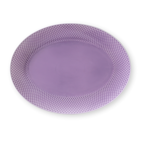 Rhombe Colour Oval Serving Dishes by Lyngby Porcelain