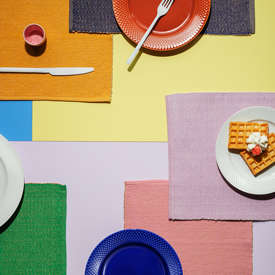 Sets de table à chevrons par Lyngby Porcelain