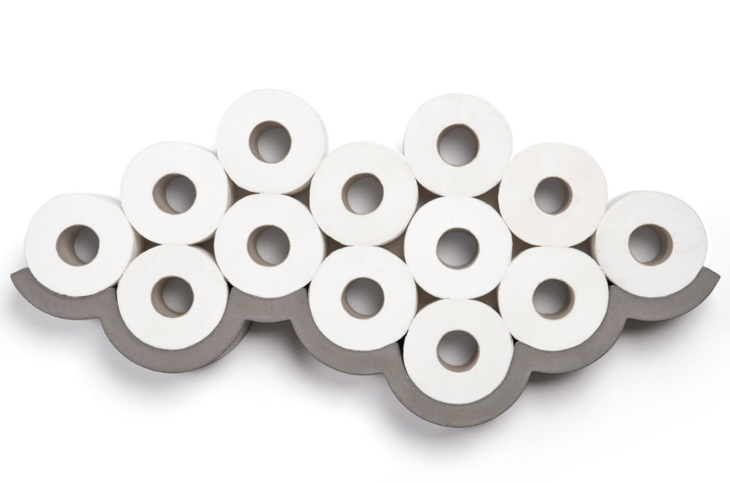 Cloud 745 Toilet Paper Holder by Lyon Beton