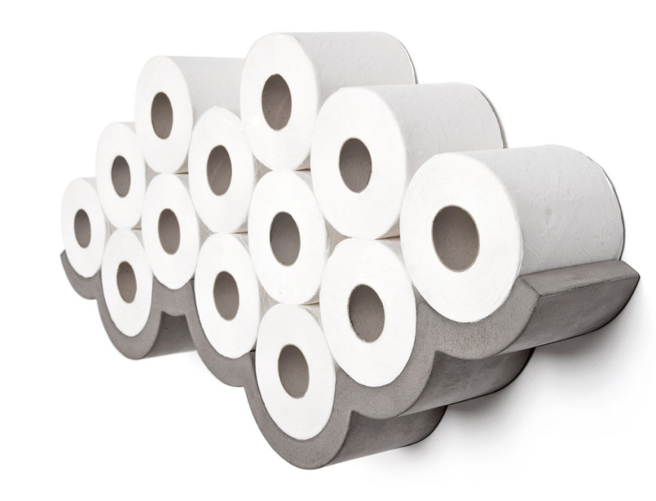 Cloud 745 Toilet Paper Holder by Lyon Beton