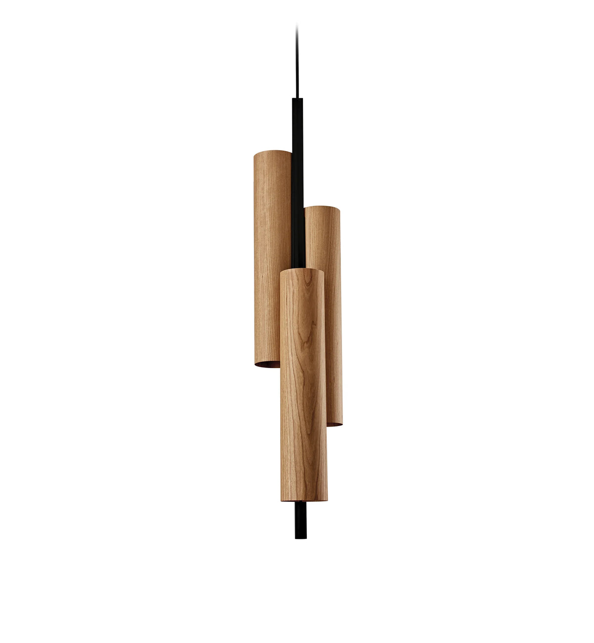 Black Note Triplet Suspension Lamp by LZF