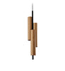Black Note Triplet Suspension Lamp by LZF