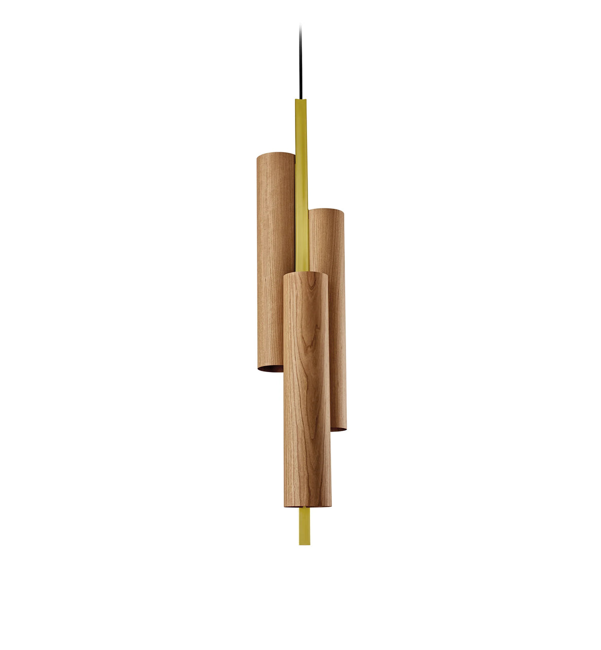 Black Note Triplet Suspension Lamp by LZF