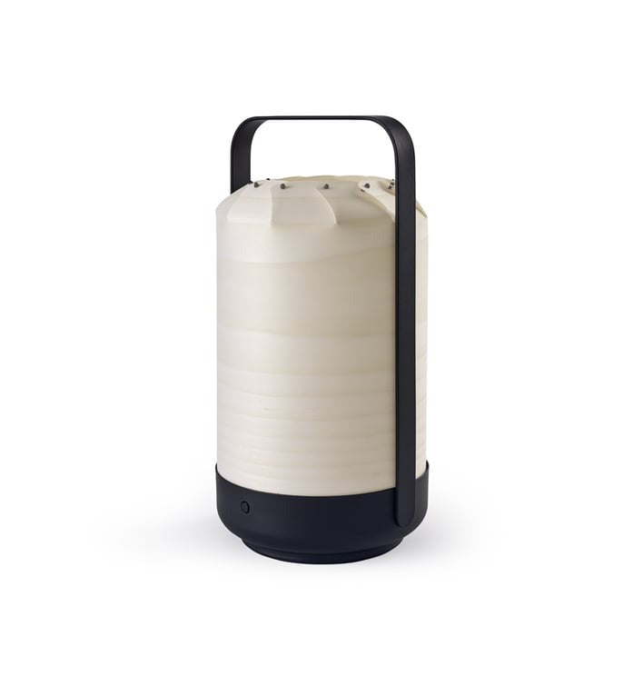 Mini Chou table lamp by LZF Lighting featuring natural cherry wood finish, modern design, and warm ambient lighting.