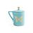 Jonathan Adler Mariposa Mug featuring colorful butterfly design on white ceramic for stylish coffee or tea enjoyment.
