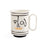 Jonathan Adler Marseilles Mug with colorful geometric design, ceramic accessories for stylish coffee or tea drinking.